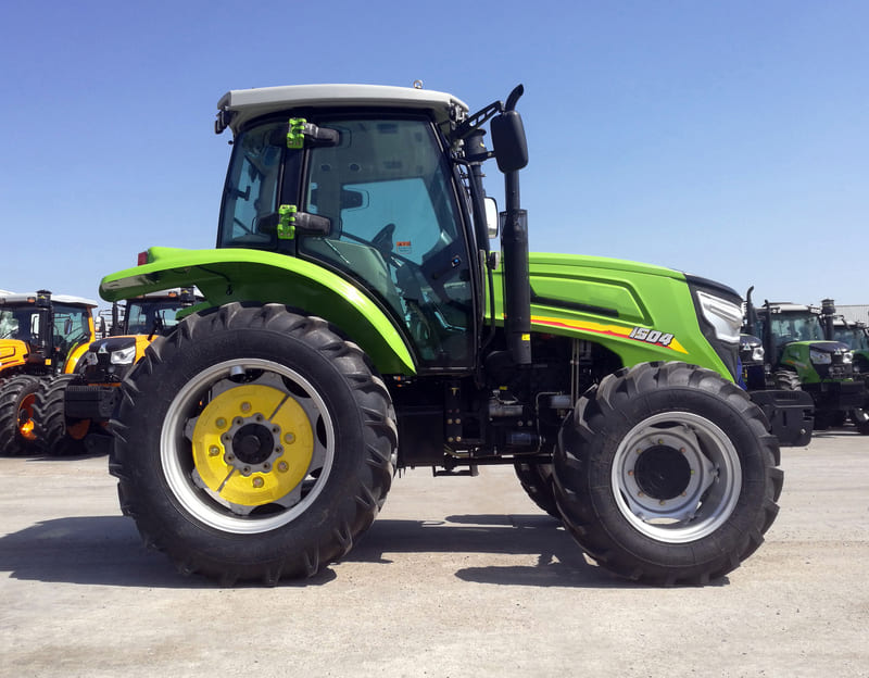 A 150HP Cropilots Tractor, showcasing its robust design and powerful capabilities for agricultural tasks.
