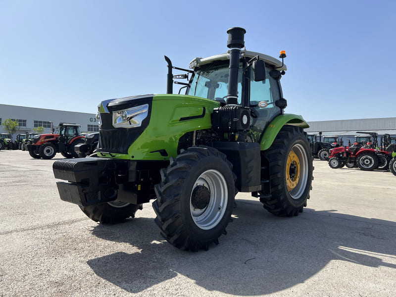A 130HP green farm tractor from China, designed for high-power agricultural tasks.