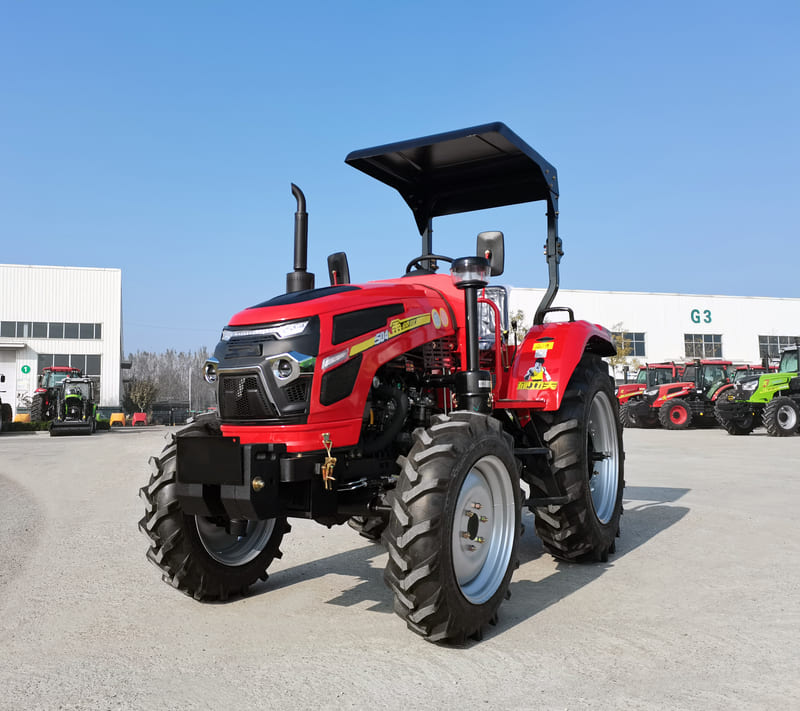A robust 50HP diesel engine tractor, designed for efficient agricultural tasks and heavy-duty performance in the field.