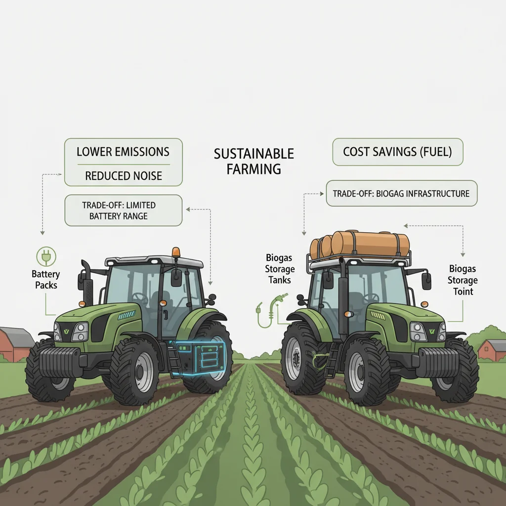 Are electric or methane tractors practical? – Farm Tractor Technical Diagram Are electric or methane tractors practical?