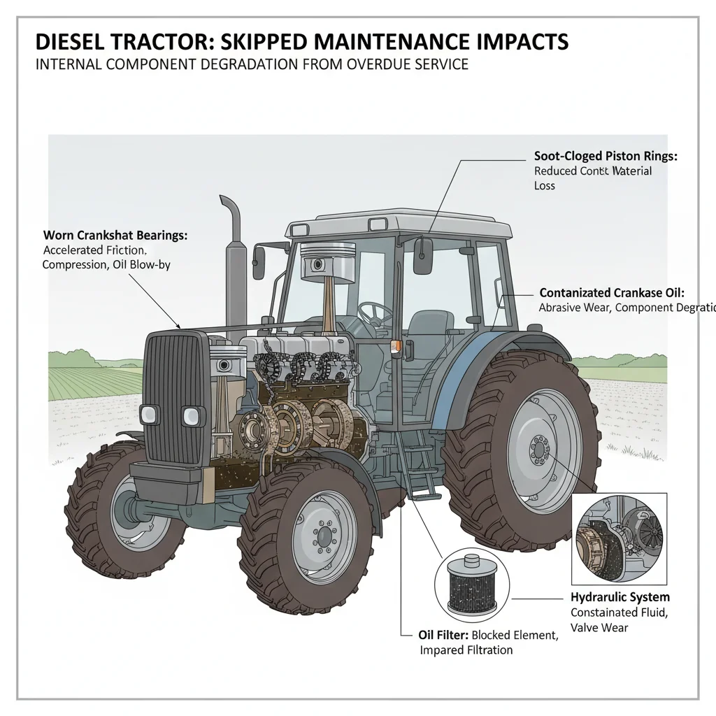 Does Skipping Hour-Based Service Harm Tractors? – Farm Tractor Technical Diagram Does Skipping Hour-Based Service Harm Tractors?