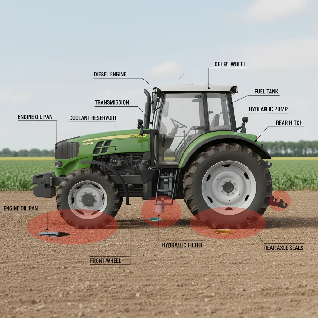 How can daily checks detect tractor leaks? – Farm Tractor Technical Diagram How can daily checks detect tractor leaks?