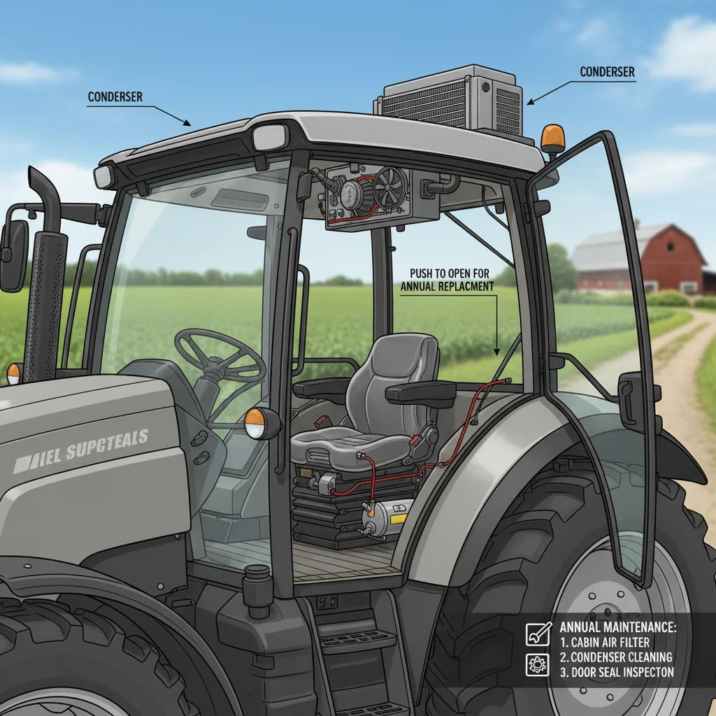 How Can Tractor Comfort Systems Last Longer? – Farm Tractor Technical Diagram How Can Tractor Comfort Systems Last Longer?