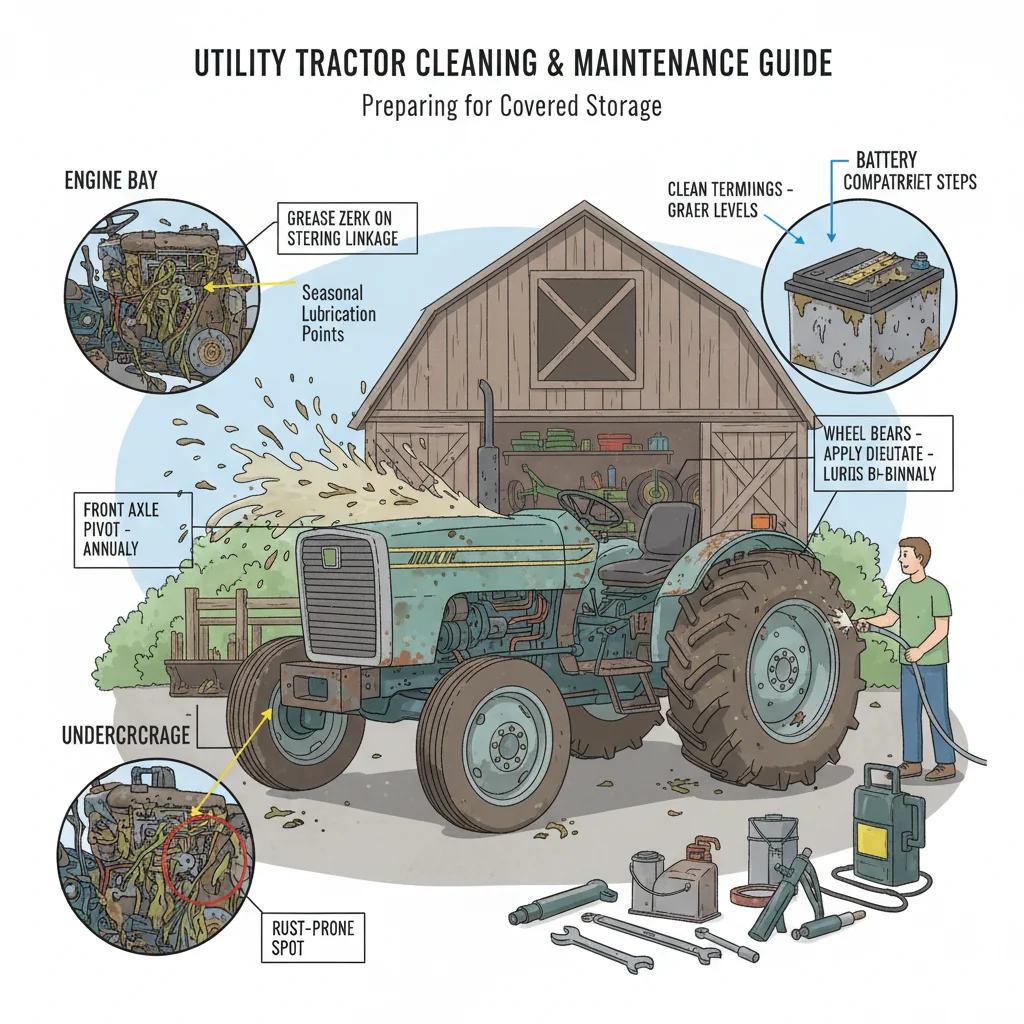 How do cleanliness and storage impact utility tractor? – Farm Tractor Technical Diagram How do cleanliness and storage impact utility tractor?