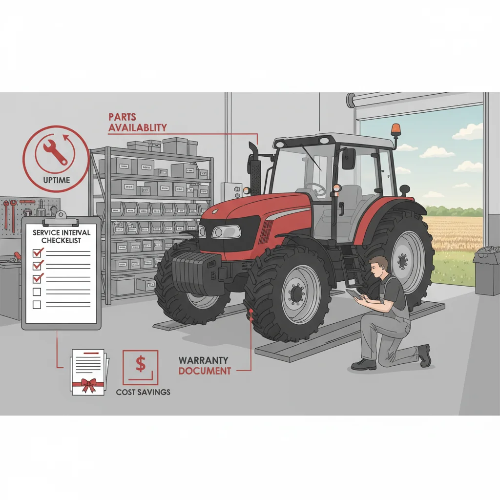 How Do Dealer Support and Warranty Affect Costs? – Farm Tractor Technical Diagram How Do Dealer Support and Warranty Affect Costs?