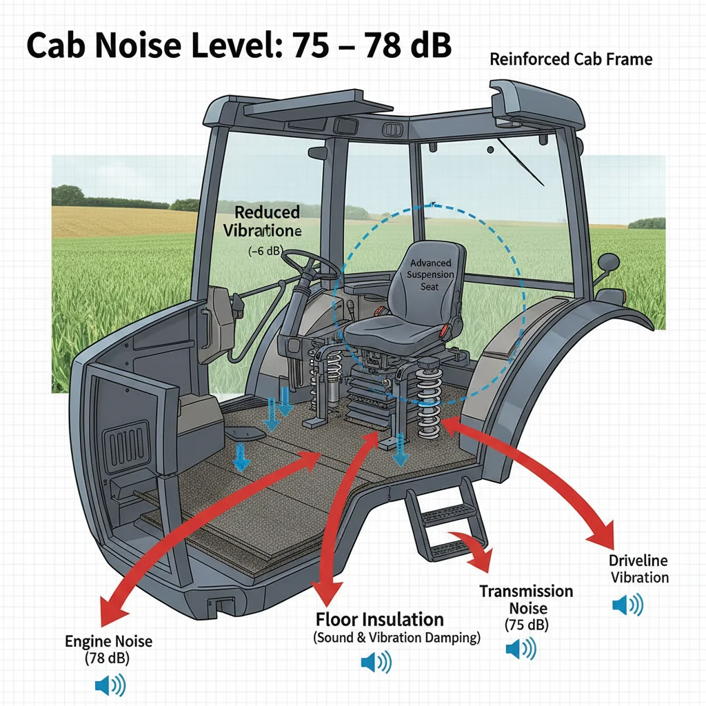 How do noise and vibration affect comfort? – Farm Tractor Technical Diagram How do noise and vibration affect comfort?
