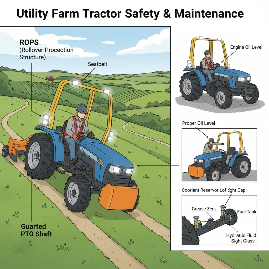 How Do Safety Features Prevent Tractor Loss? – Farm Tractor Technical Diagram How Do Safety Features Prevent Tractor Loss?