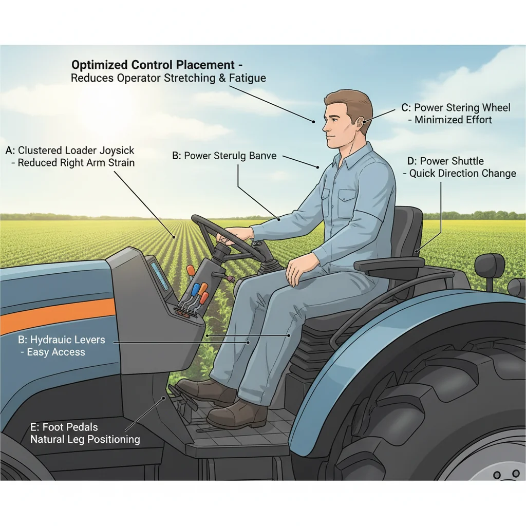 How Do Tractor Controls Reduce Operator Fatigue? – Farm Tractor Technical Diagram How Do Tractor Controls Reduce Operator Fatigue?