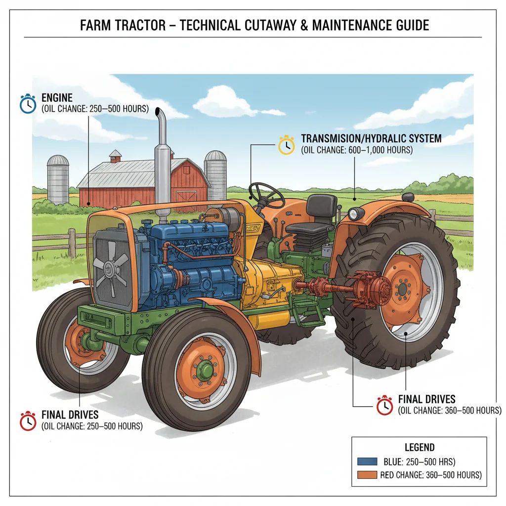 How do tractor oil change intervals differ? – Farm Tractor Technical Diagram How do tractor oil change intervals differ?