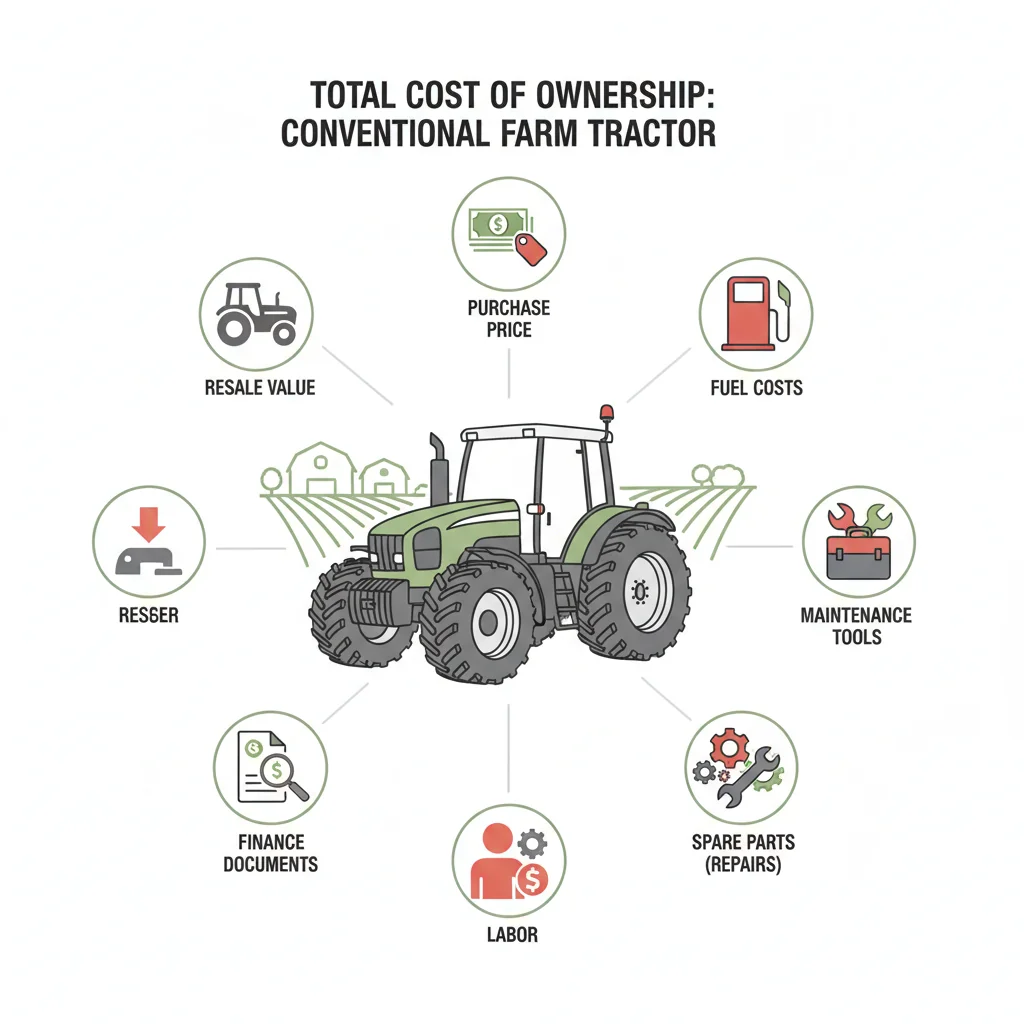 How Do Tractors Affect Total Cost of Ownership? – Farm Tractor Technical Diagram How Do Tractors Affect Total Cost of Ownership?
