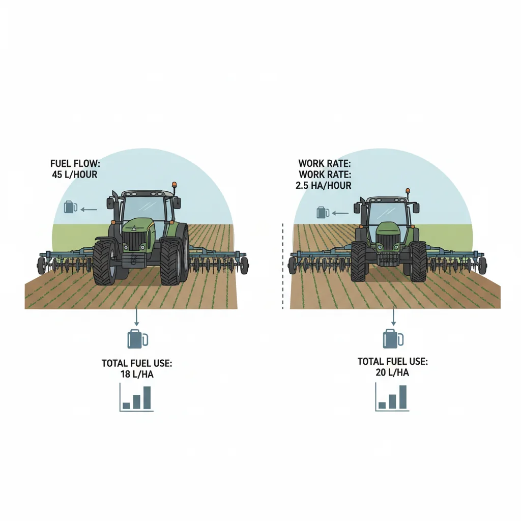 How Does Engine Size Affect Fuel Use? – Farm Tractor Technical Diagram How Does Engine Size Affect Fuel Use?