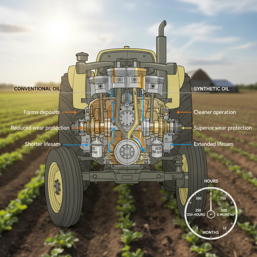 How does oil type affect change intervals? – Farm Tractor Technical Diagram How does oil type affect change intervals?