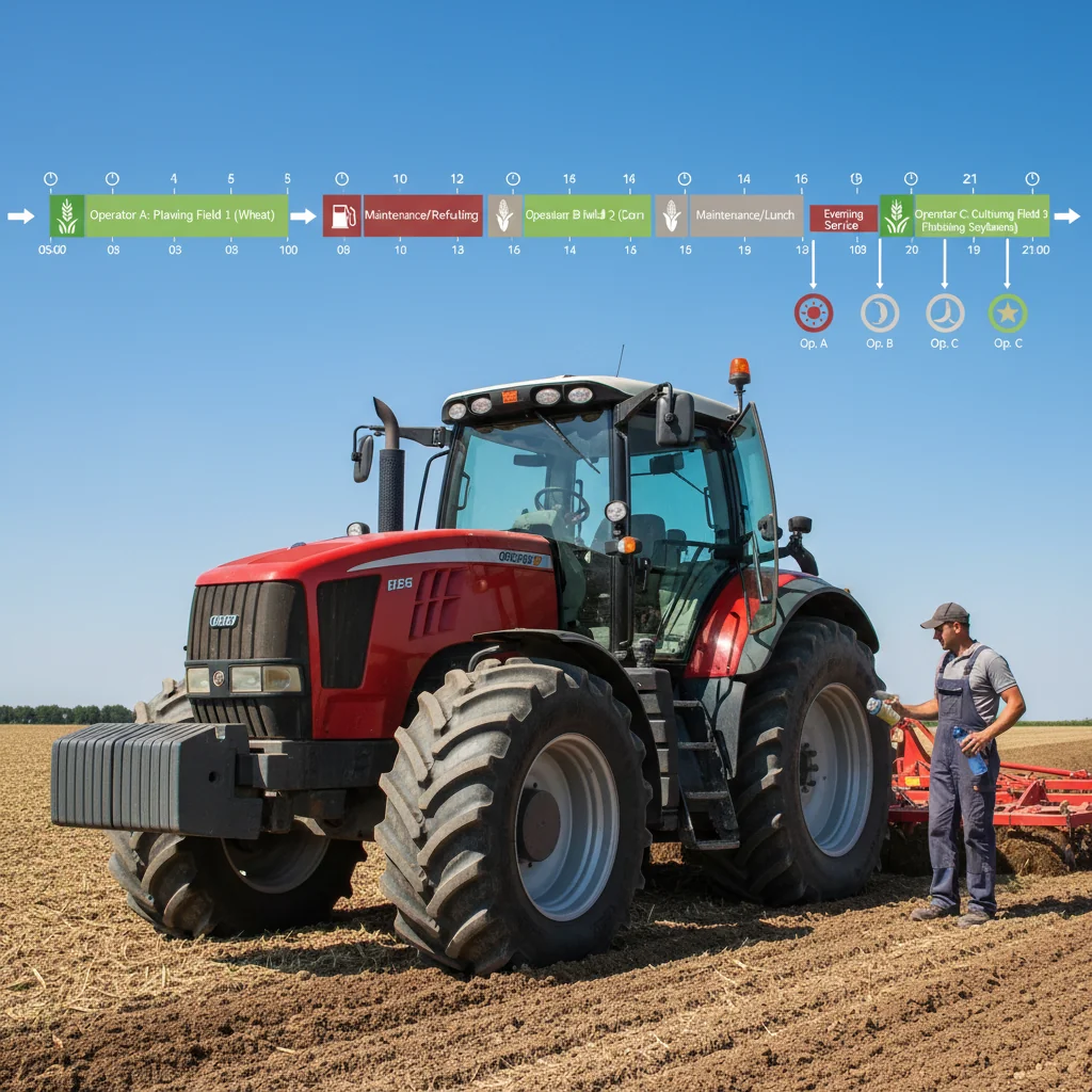 How Does Shift Scheduling Reduce Tractor Needs? – Farm Tractor Technical Diagram How Does Shift Scheduling Reduce Tractor Needs?