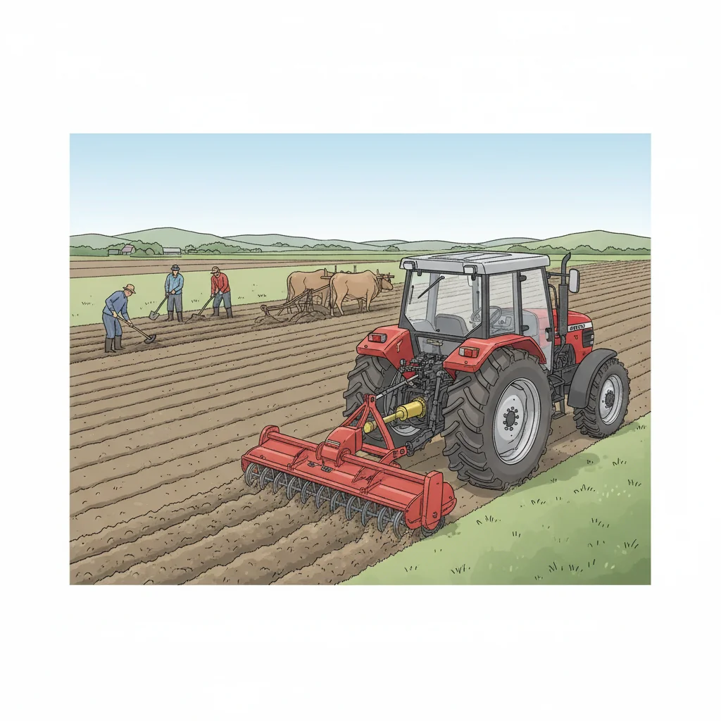 How much efficiency do utility tractors add? – Farm Tractor Technical Diagram How much efficiency do utility tractors add?