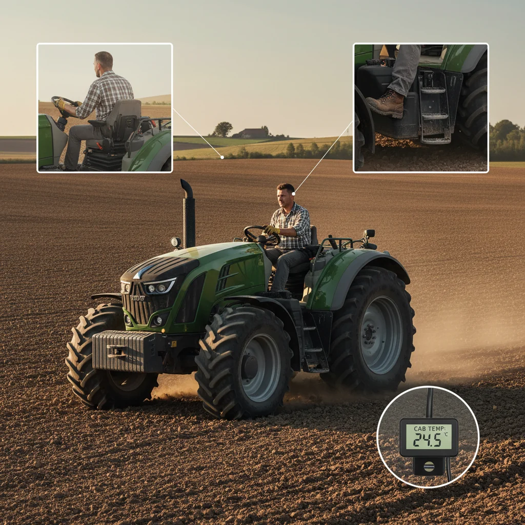 How Should Tractor Comfort Be Field-Tested? – Farm Tractor Technical Diagram How Should Tractor Comfort Be Field-Tested?