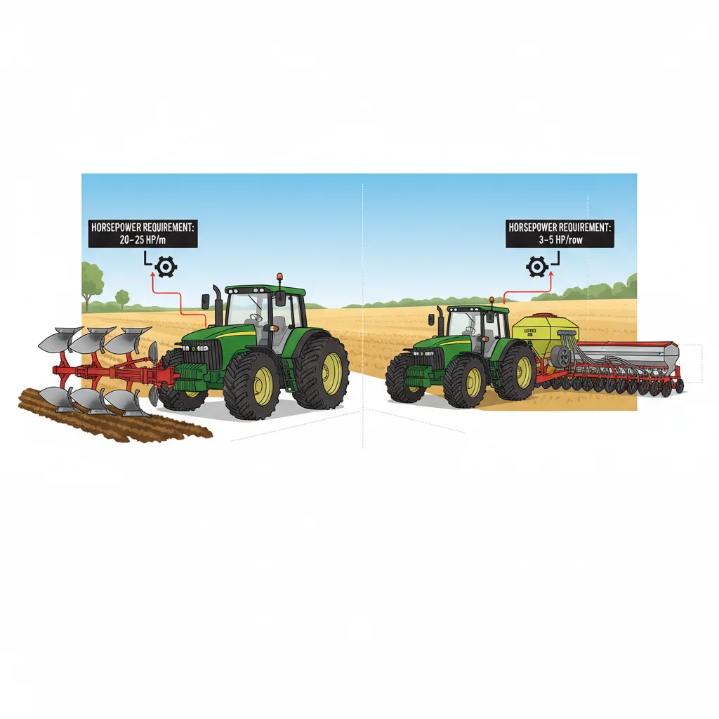 How to Match Engine Power to Implements? – Farm Tractor Technical Diagram How to Match Engine Power to Implements?