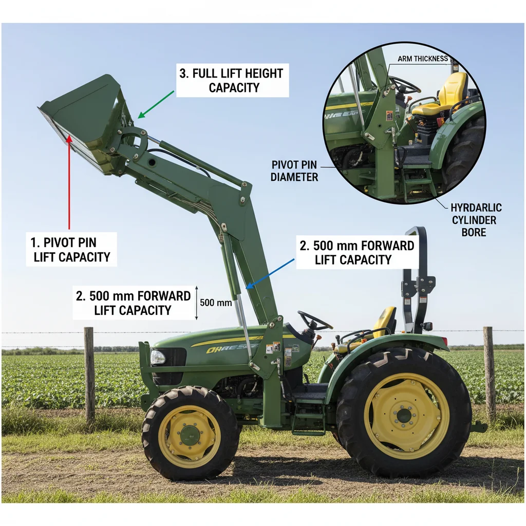How to Read Tractor Lift Capacity Specs? – Farm Tractor Technical Diagram How to Read Tractor Lift Capacity Specs?