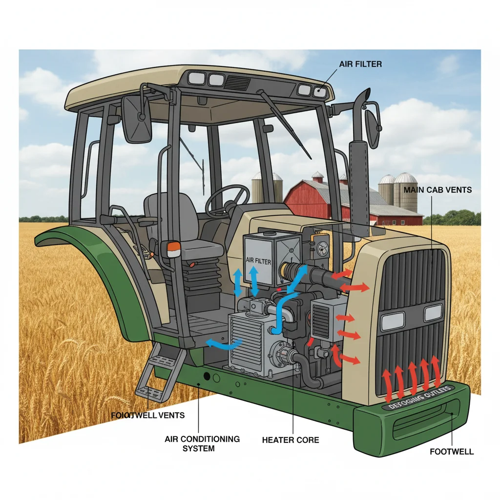 Is Climate Control Worth It in Tractors? – Farm Tractor Technical Diagram Is Climate Control Worth It in Tractors?