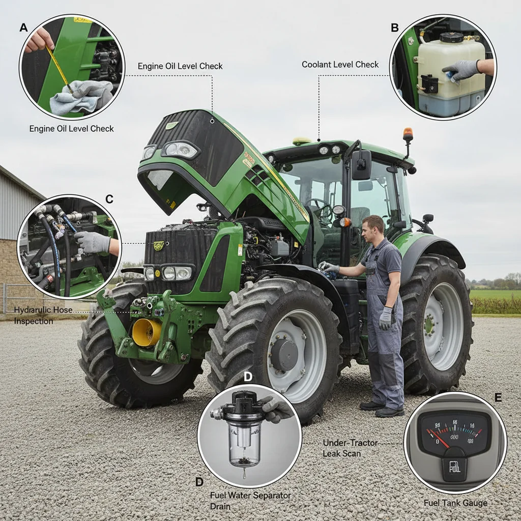 What daily checks reduce tractor breakdowns? – Farm Tractor Technical Diagram What daily checks reduce tractor breakdowns?