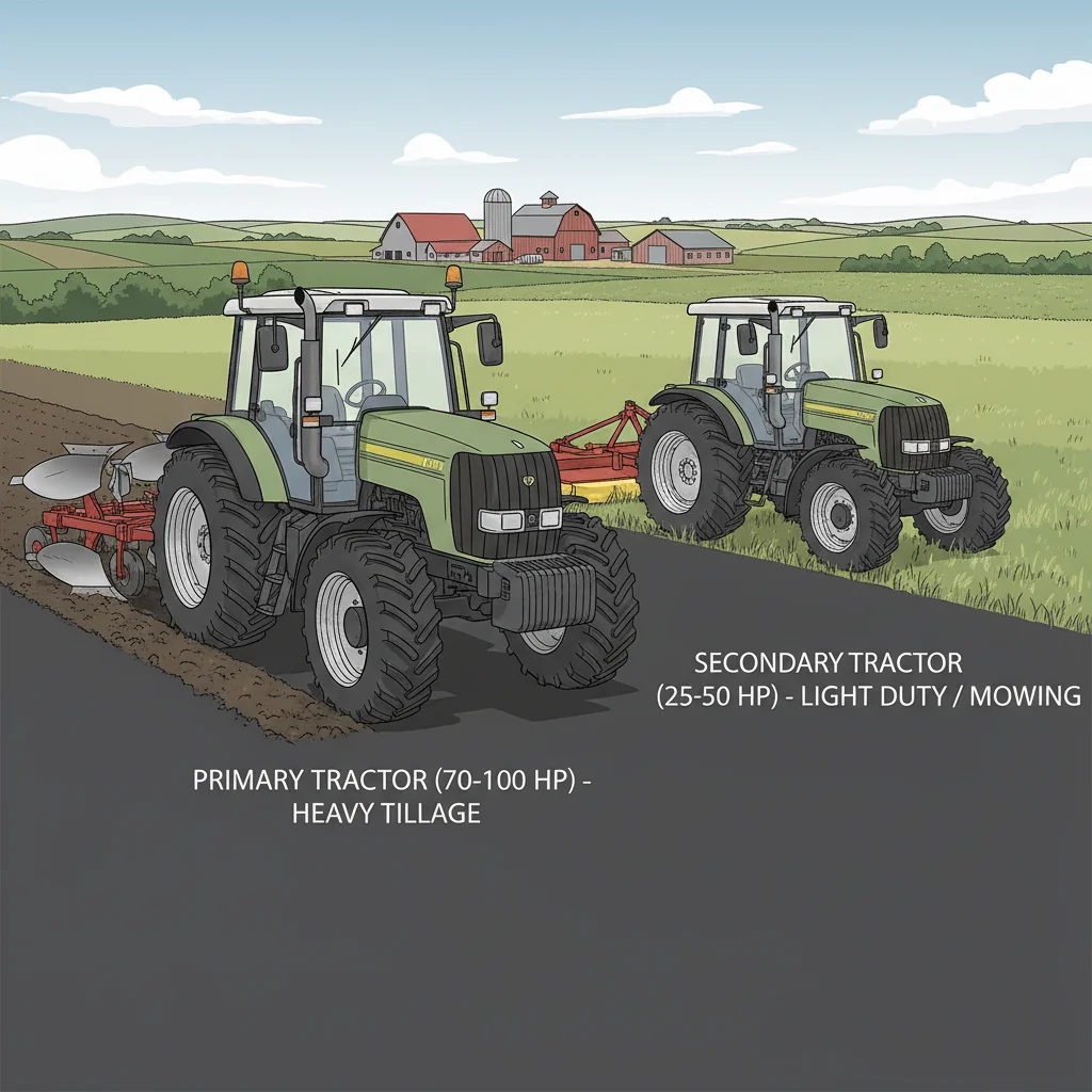 What is a one-plus-small tractor setup? – Farm Tractor Technical Diagram What is a one-plus-small tractor setup?
