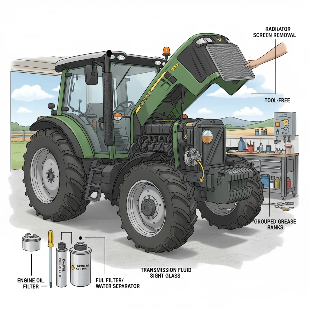 What Makes Tractor Maintenance Easy? – Farm Tractor Technical Diagram What Makes Tractor Maintenance Easy?