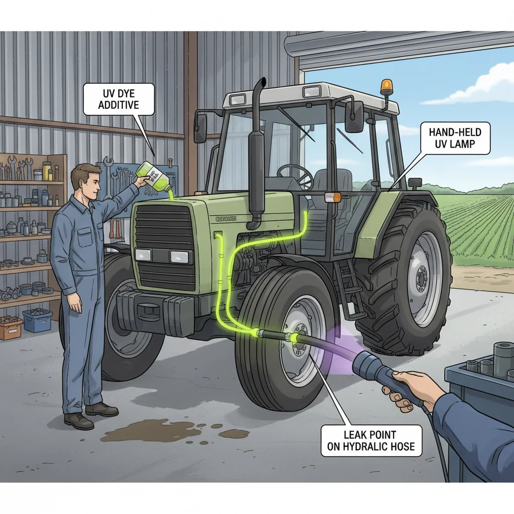 When should UV dye be used for leaks? – Farm Tractor Technical Diagram When should UV dye be used for leaks?