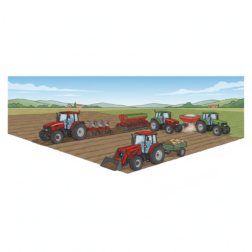 Which Farm Tasks Gain Most with Tractors? – Farm Tractor Technical Diagram Which Farm Tasks Gain Most with Tractors?