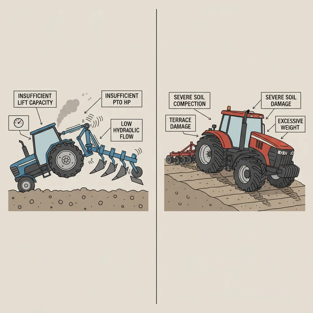 Why match tractor size to implements? – Farm Tractor Technical Diagram Why match tractor size to implements?