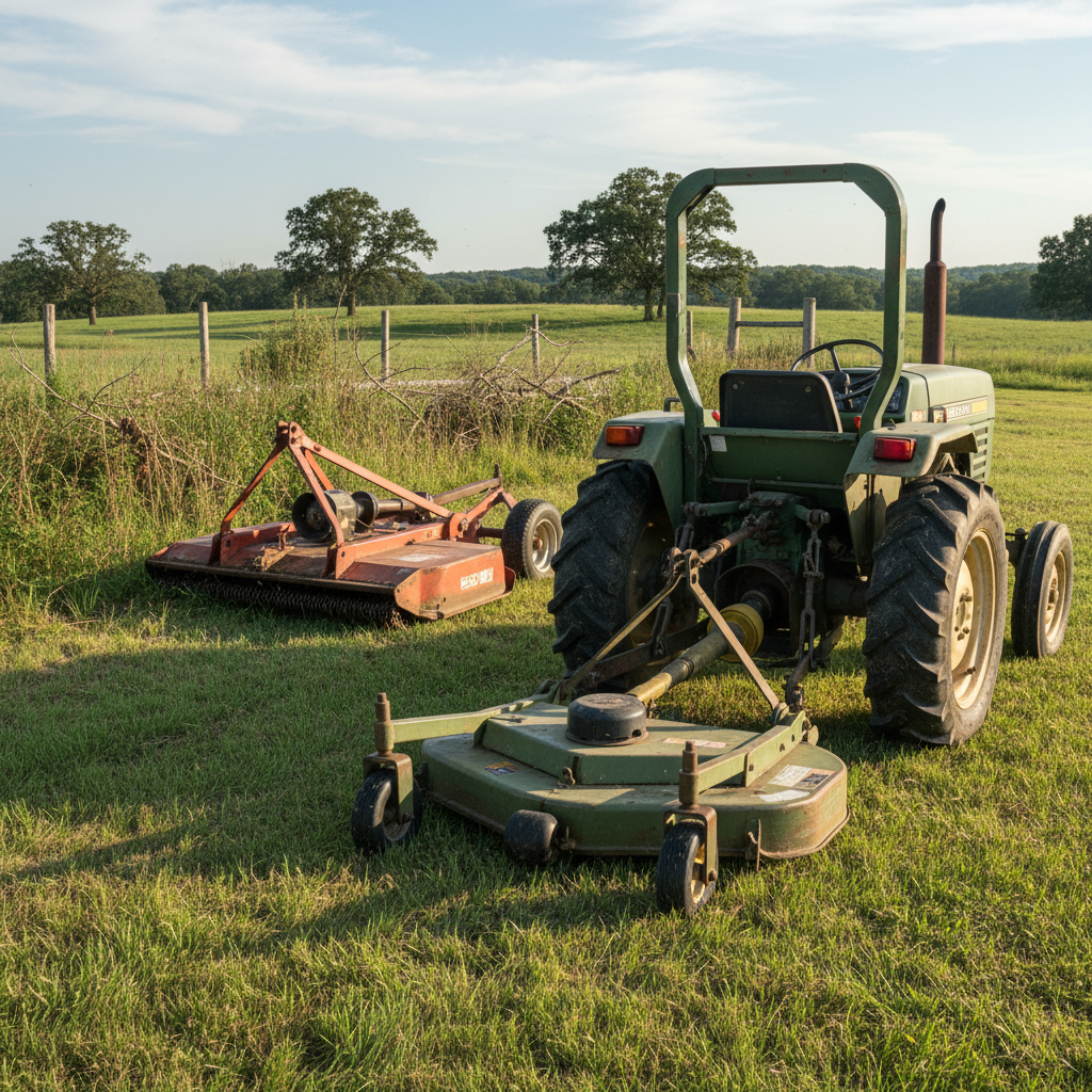 Finish Mower Or Rotary Cutter? Finish Mower Or Rotary Cutter?
