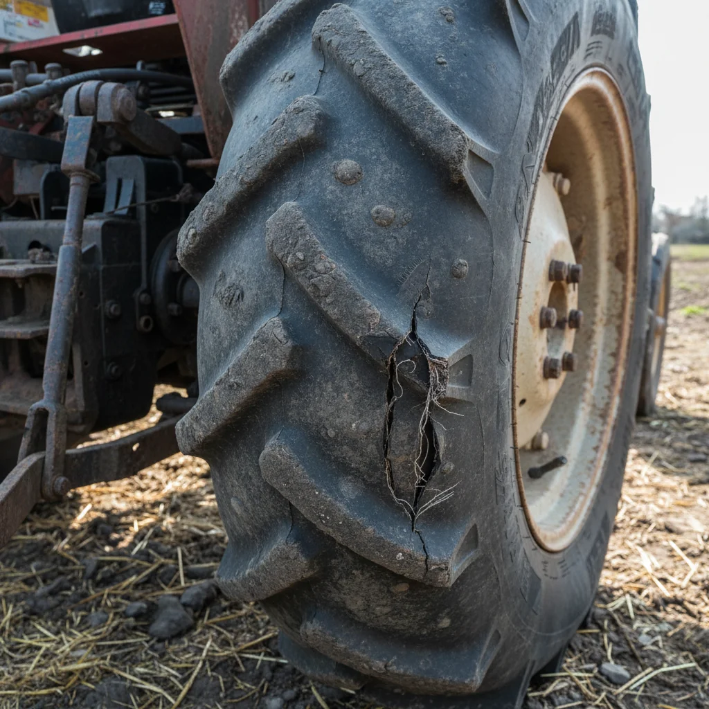 Which Tire Damage Requires Immediate Replacement? – Farm Tractor Technical Diagram Which Tire Damage Requires Immediate Replacement?