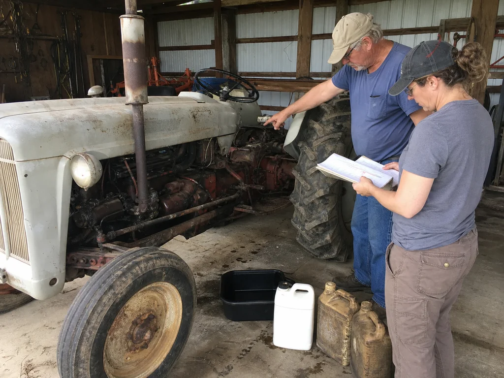 How Should You Handle Older Tractors and Unknown Fluids?